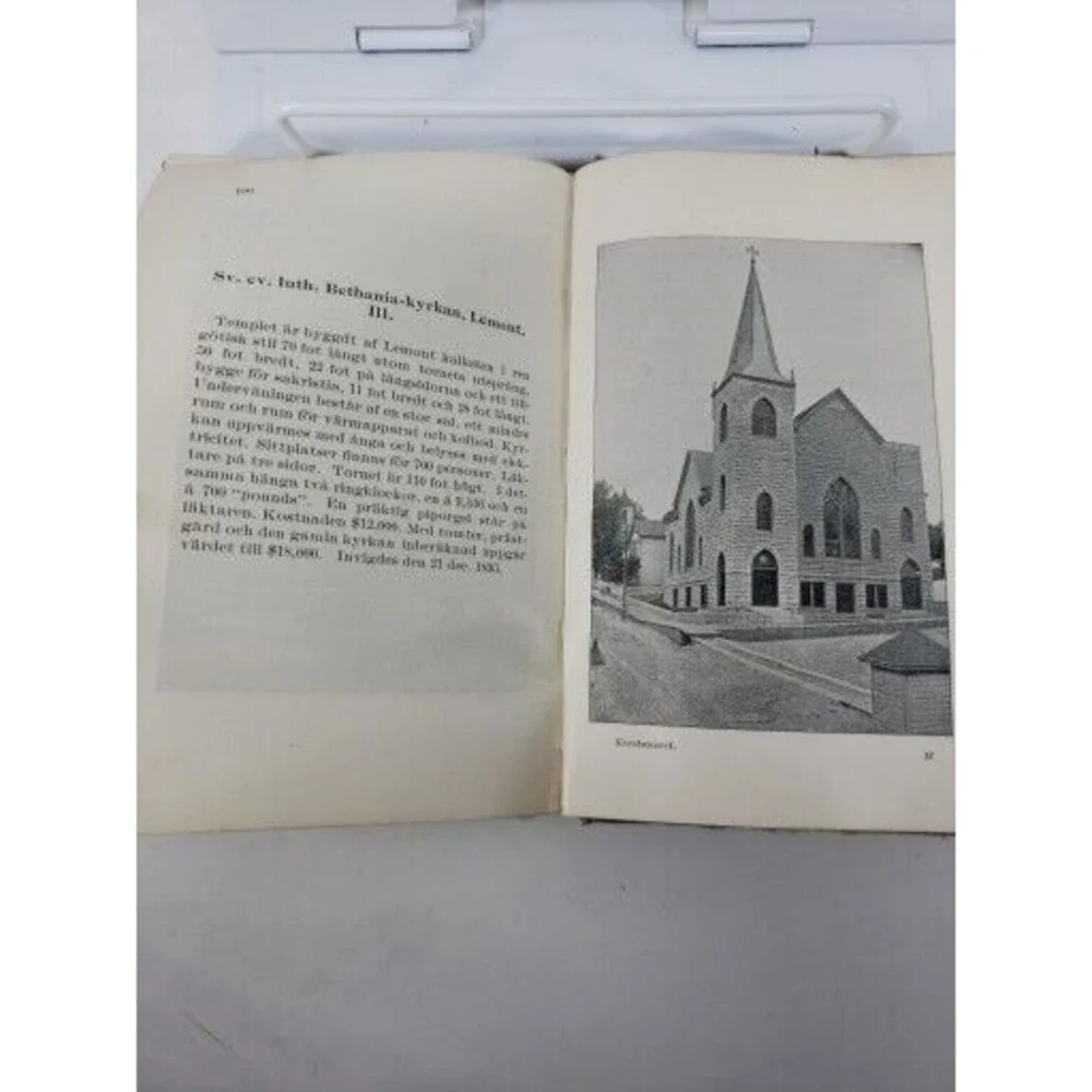 Korsbaneret Kristlig Kalender 1899 Lutheran Augustana Book Concern Swedish Book